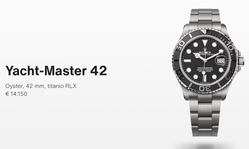 Quanto Costa oggi Un Rolex Yacht Master m226627-0001