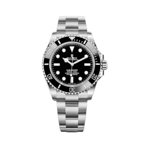 Submariner No Date 41mm Black Dial Steel Men's Watch 124060