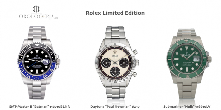 Rolex Modelli rari e edizione limitata